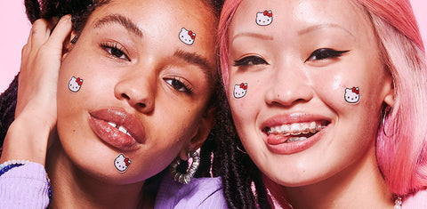 Hello Kitty becomes the patch — original brand creative