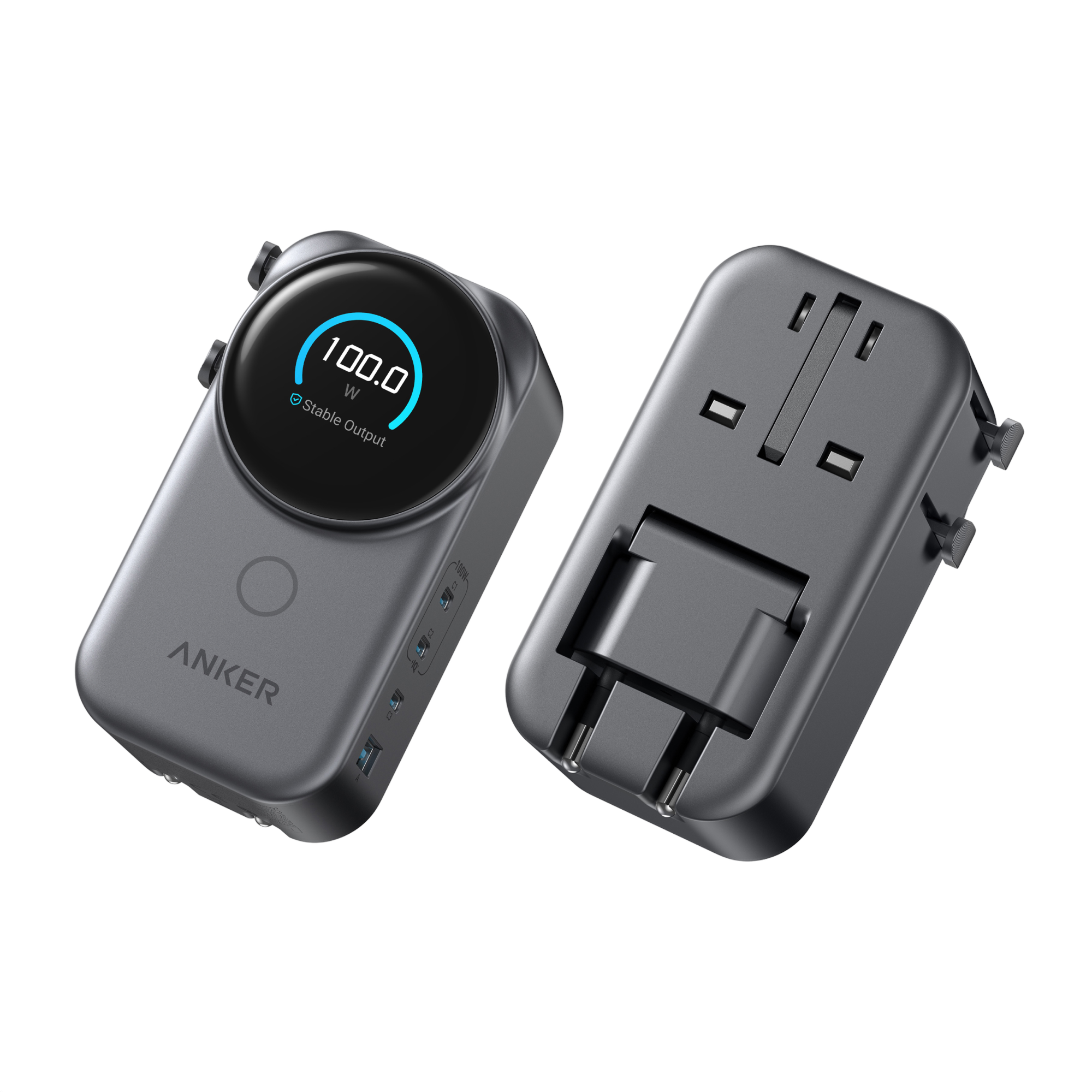 Anker Universal Charger (4-in-1, 100W, Smart Display, 1 - Pack) by Anker — brand photography