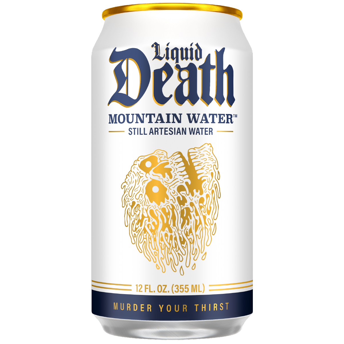 Mountain Water (Still) by Liquid Death — brand photography