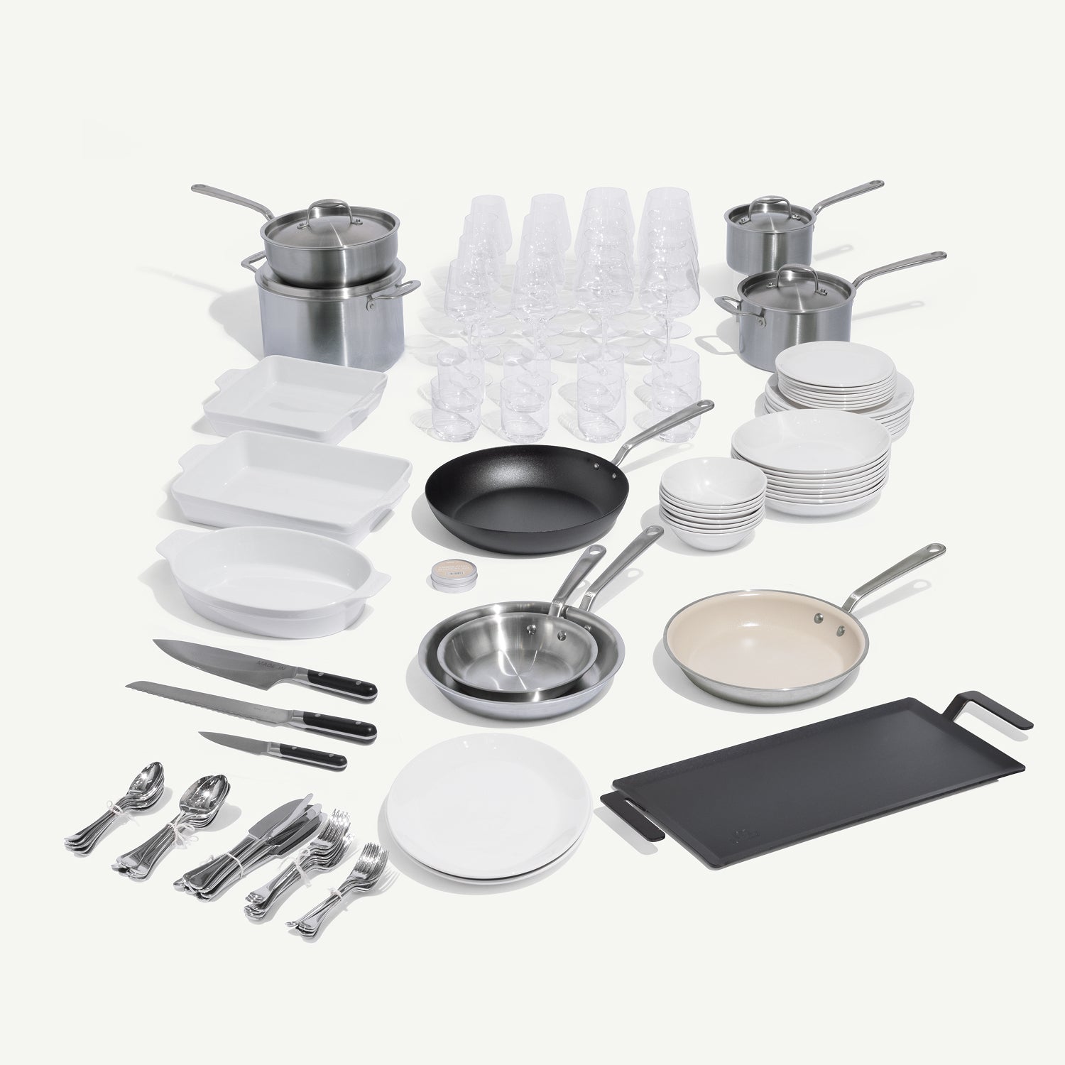 Stainless Set by Made In — brand photography